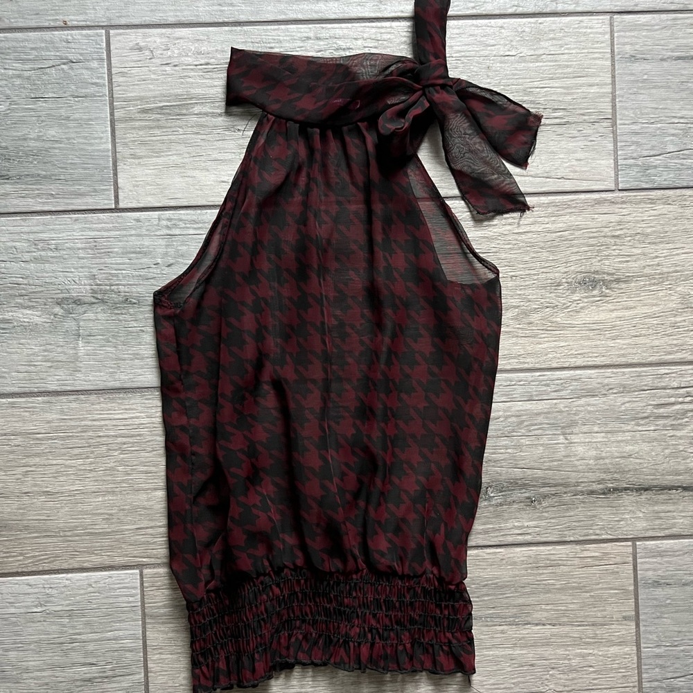 Sheer Sleeveless Top